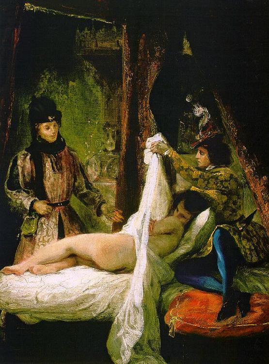 Eugene Delacroix Louis d'Orleans Showing his Mistress oil painting image